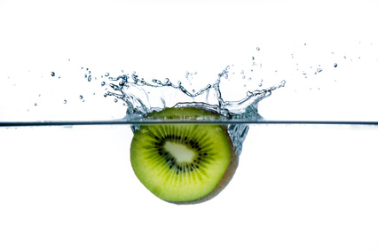 kiwi taucht ins wasser ein kiwi taucht ins wasser ein